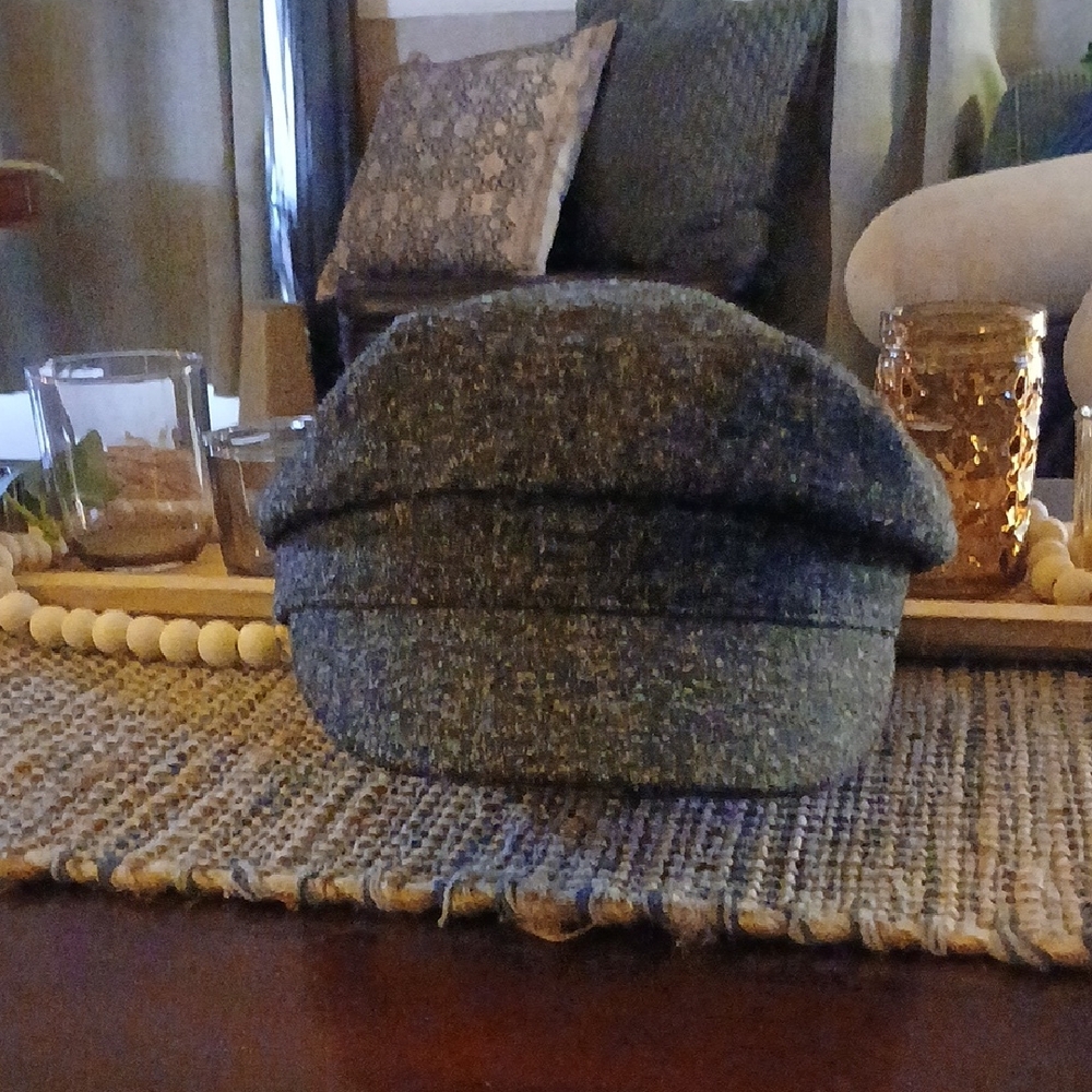Free People Charcoal Tweed Cap